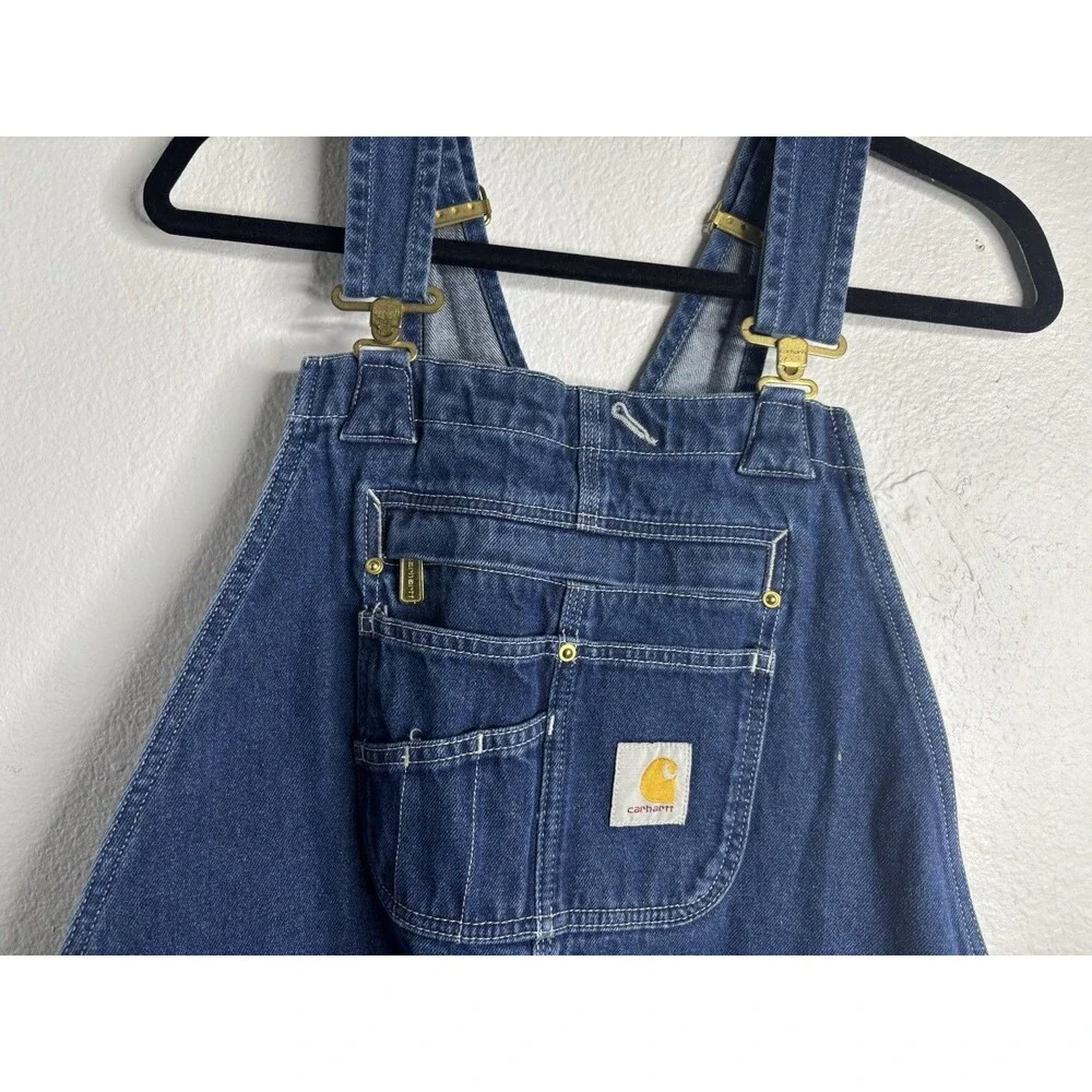 Carhartt Loose-Fit Denim Bib Overalls Men’s  38x28